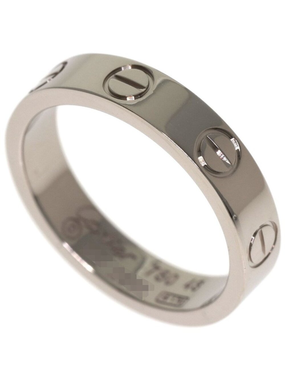 Cartier Mini Love Ring 46 18k White Gold